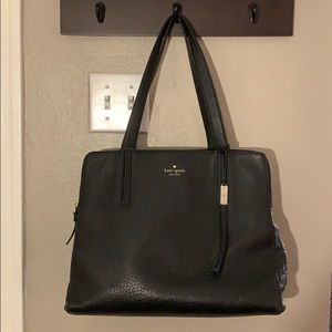 Kate Spade black pebbled leather purse